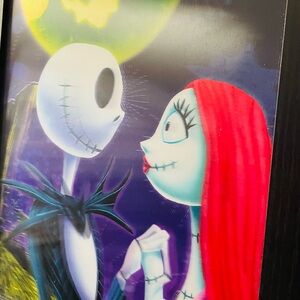 Disney-collectible 3D -Holographic Art-Jack Skellington, Sally & Oogie Boogie